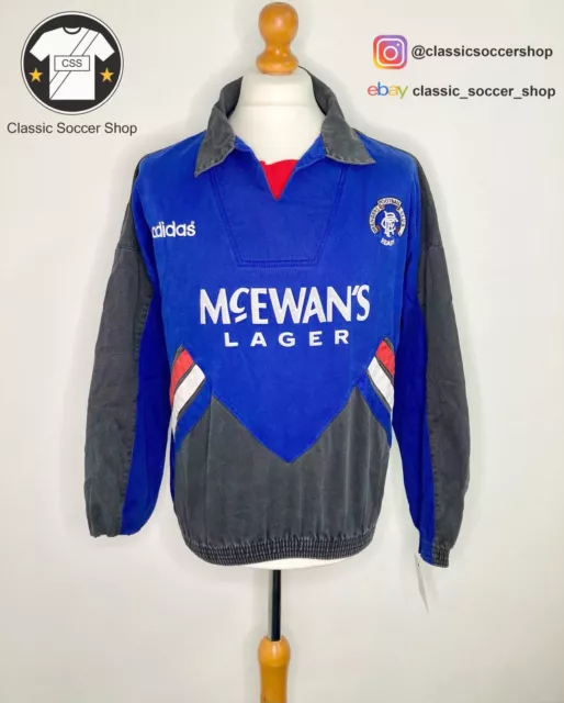Rangers 1992-94 Adidas Training Jacket (Large) (Excellent) [7LibRQ