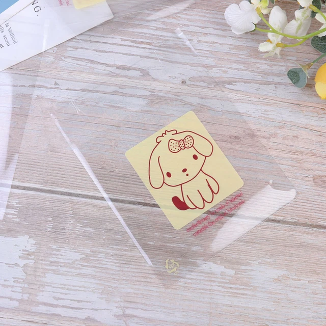200 Pcs Self Adhesive Cookie Bags Clear Cookies Pouch Wrapping