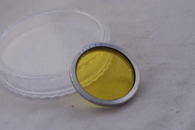 Walz Yellow Filter for Rolleiflex RI in Ext Cond. Boyonet I Japan