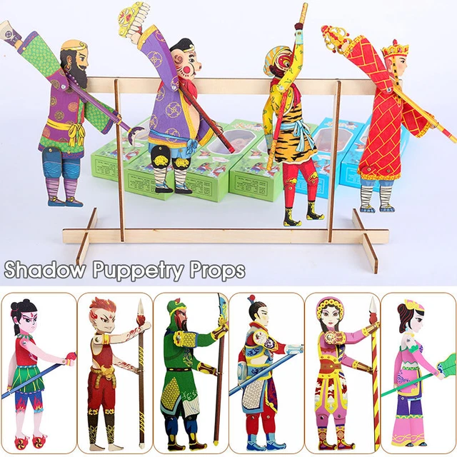 WOODEN CHINESE SHADOW Play Puppet Journey to the West Doll Crafts Gifts ...