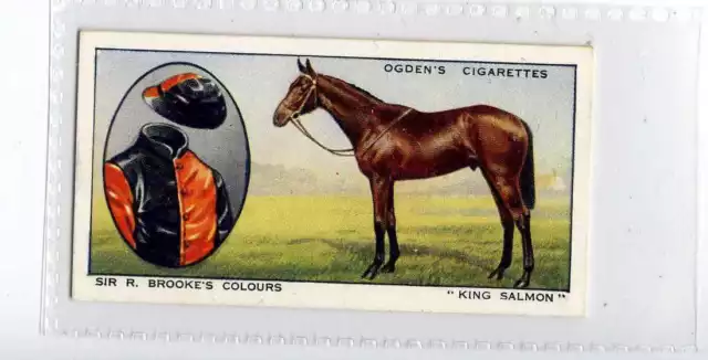 (Jg2971) OGDENS,PROMINENT RACEHORSES OF 1933,KING SALMON,1934,#21