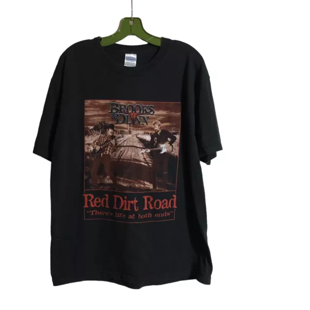 Brooks and Dunn Red Dirt Road Tour Concert T-shirt 2004 Large Adult