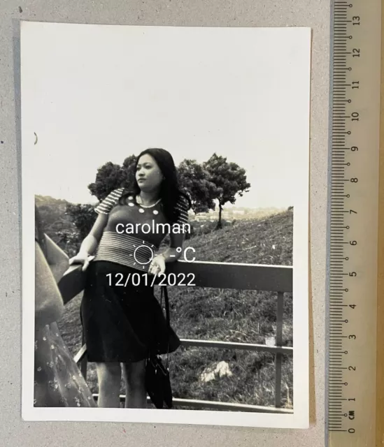 1970's Overseas Chinese pretty lady mature woman outdoor photo