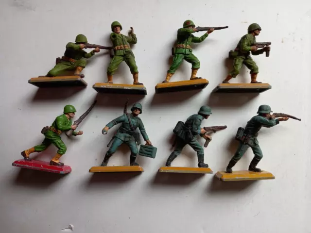 Britains Deetail Metal Based Soldiers