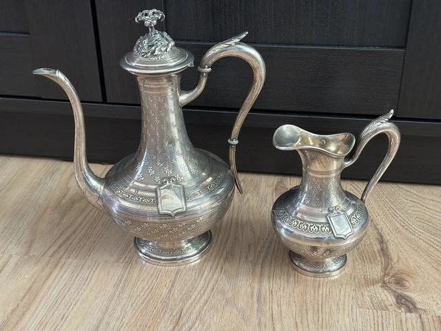SELTEN - Francois Nicoud 19.BT DE STRASBOURG Paris Silber 925 1880-1900 Kanne