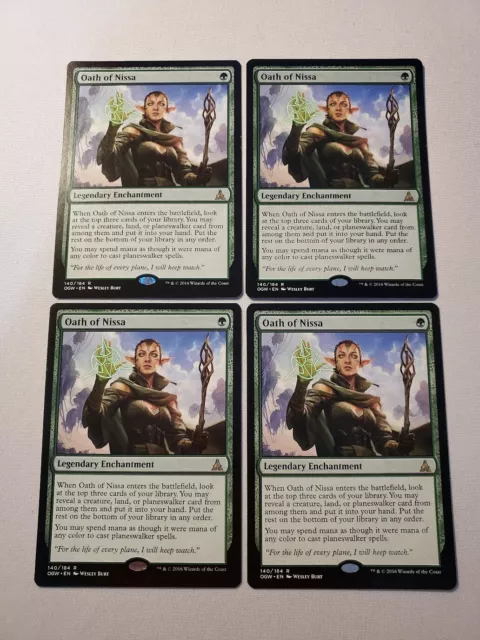 MTG - Oath of Nissa Oath of the Gatewatch OGW NM x4