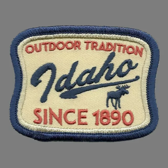 Idaho Patch – Travel Patch ID Souvenir Embellishment ID State 3" Iron On