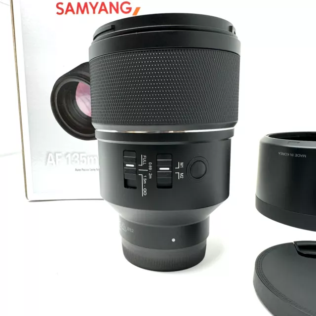 Sony Samyang AF 135mm F1.8 Autofocus FE Mount Mirrorless Lens **MINT**