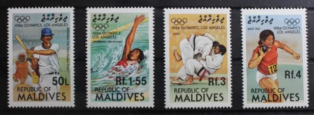 Malediven 1036-1039 postfrisch Olympische Spiele #RN214