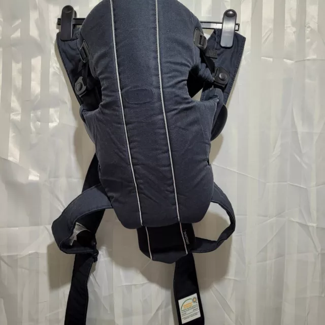 BabyBjorn 4933 Baby Original 100 % Baumwolle Träger - marineblau - Neugeborenes für Kleinkind