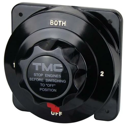 TMC SURFACE MOUNTED Dual Battery Isolator Switch 4 Position SAW