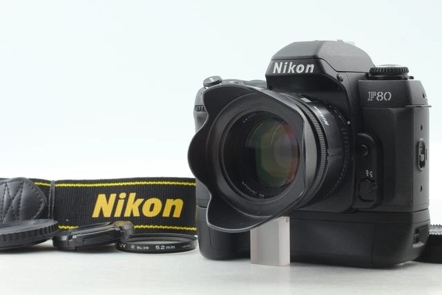 ⏯️[ MINT W/ MB-16 ] Nikon F80 D 35mm Film Camera AF 28-80mm Lens