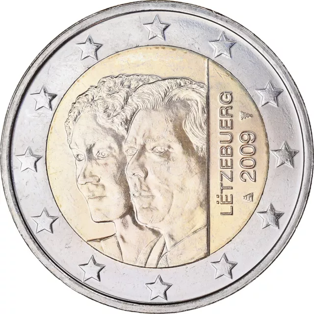 [#388500] Luxembourg, 2 Euro, 90th Anniversary of Grand Duchess Charlotte, 2009,