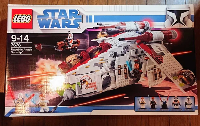 7676 LEGO 7676 STAR Wars Republic Attack Gunship In 2008 New Retired P3 new ...