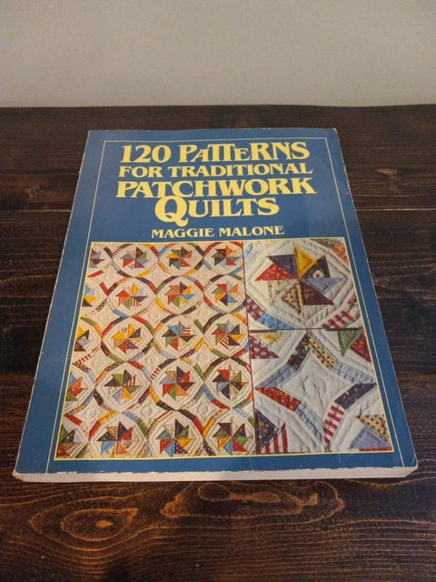120 patrones para edredones tradicionales de patchwork 1983 de Maggie Malone