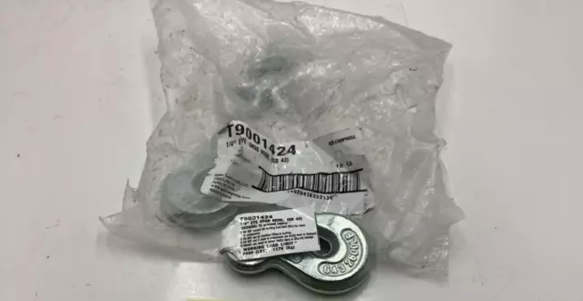 QTY 5 Campbell 1/4" Eye Grab Hook Grade 43 Zinc Plated Working Load Limit 2600lb