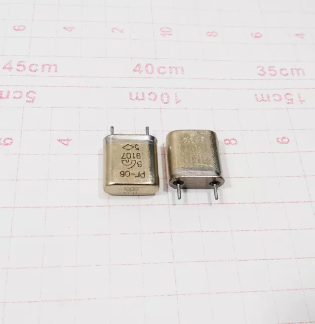 lot 2 pcs. Quartz Crystal Resonators RG-06  1 mHz
