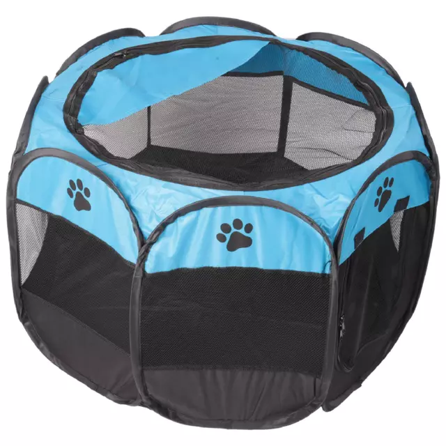 Tienda plegable portátil para mascotas casa perro jaula para perros tienda de campaña patio de recreo cachorro perrera 7244