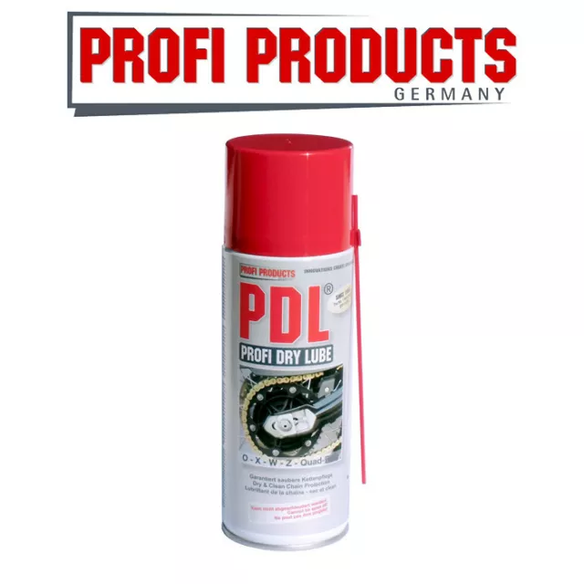 Profi Dry Lube PDL Kettenspray 400ml trockene Kettenschmierung (PDL6170)