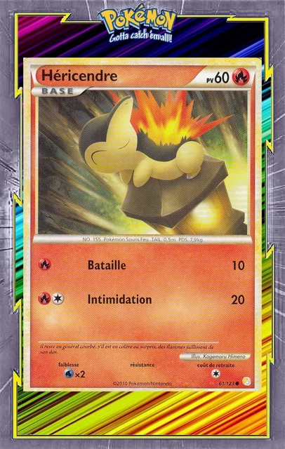 Héricendre - HS:HeartGold SoulSilver - 61/123 - Carte Pokemon Française