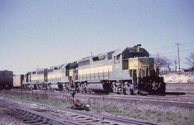 DUPLICATE RAILROAD SLIDE SAL SEABOARD AIR LINE 603 Hamlet NORTH CAROLINA