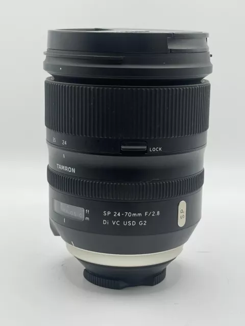 Tamron SP OBJEKTIV 24–70 mm f/2,8 Di VC USD G2 für Nikon-V GUT - 24-70 mm 1:2,8 DI