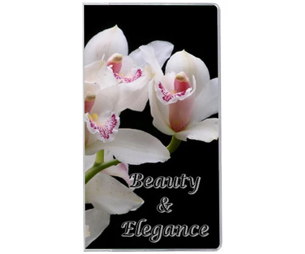 ORCHID 3 YEAR 2023 2024 2025 Pocket Calendar Planner with Notepad 11.