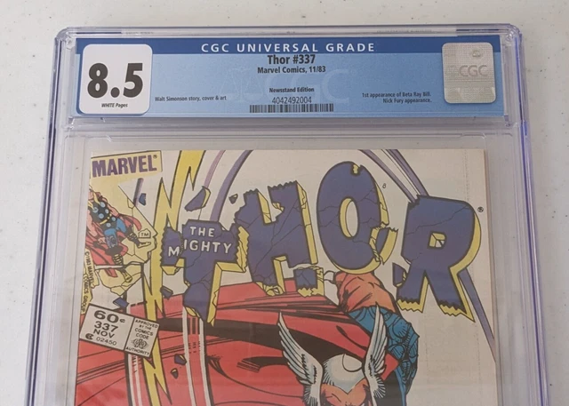 The Mighty Thor #337 Marvel Comics 1983 1st Appearance Of Beta-Ray Bill CGC 8.5 2