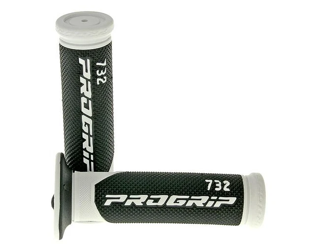 Poignées de guidon PROGRIP 732 Road - noir / blanc [Ø 22mm]