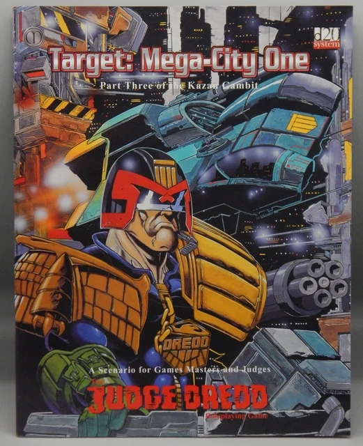 Judge Dredd v1 2000 A.D. Mega City One custom head for action figures