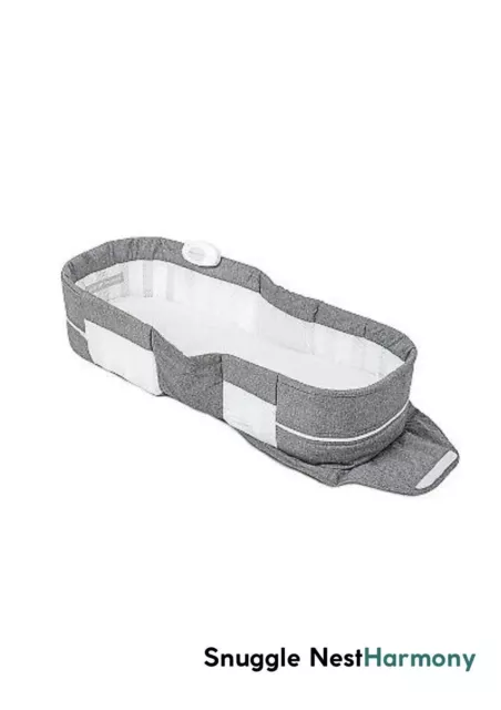 Baby Delight Snuggle Nest Portable Infant Lounger - Grey