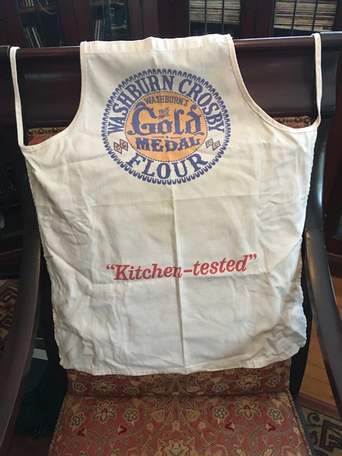VINTAGE WASHBURN CROSBY GOLD Medal Flour Promo Feed Sack Towel 25 Lbs vintage-washburn-crosby-gold-medal-flour-promo-feed-sack-towel-25-lbs