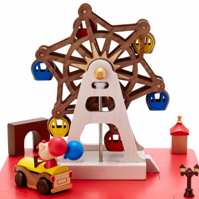 オルゴール Hello Kitty Wooden MusicBox Ferris wheel Sanrio Hello Kitty Wooden Music Box Ferris Wheel Sanrio Official