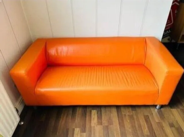 Klippan Leather Sofa
