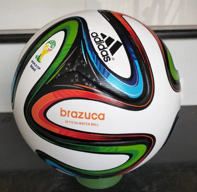 Adidas Brazuca Glider Ballon de football Orange/bleu Taille 4 Coupe du monde 2014 Brésil