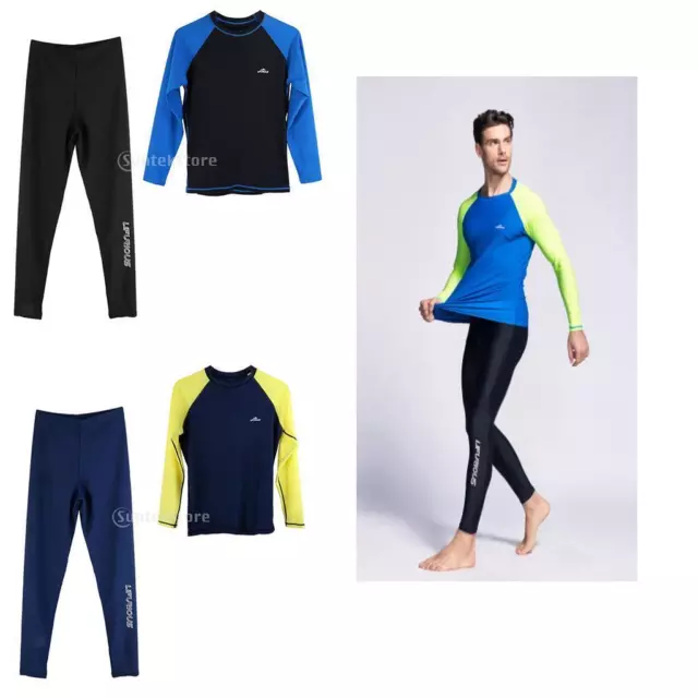 Long Sleeve Swim  Shirt Men Pants Accessories