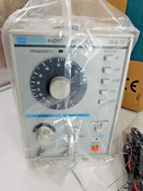 10Hz-1MHz Audio Low Frequency Signal Generator TAG-101 Sine Square Waves 110V