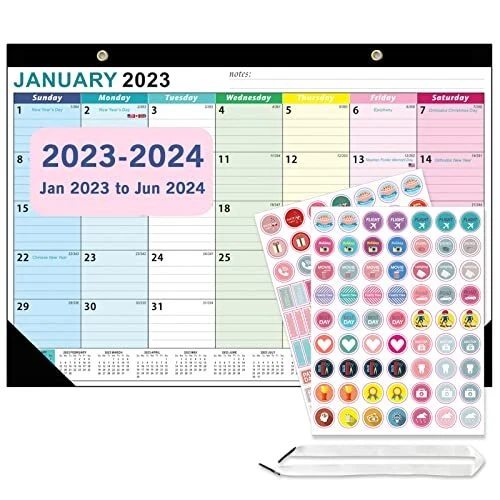Desk pad calendar 2023 2024 academic year large family monthly calendar for eur 11 62 picclick fr