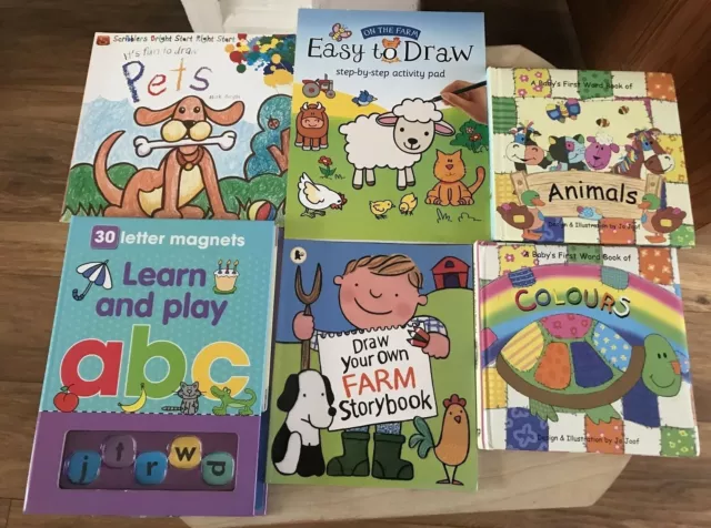 children's drawing & learning books bundle toddler - Early Reader*