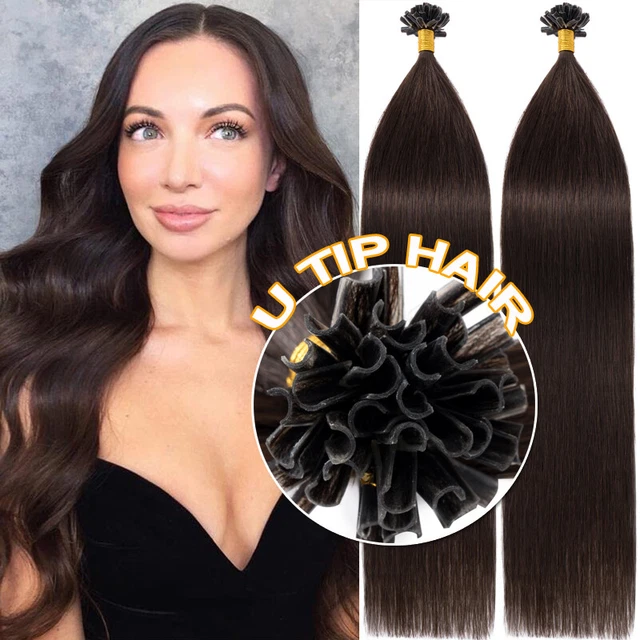 Keratin Pre Bonded U-Tip Nail Human Hair Extensions Real Thick Fusion 200S 100G