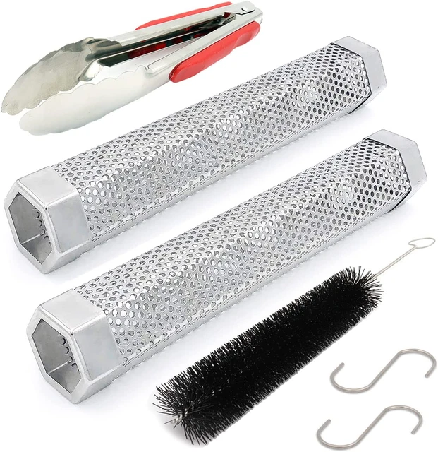 12& PELLET SMOKER Tube for Pellet Grill 2 Pack Cold Smoker Generator