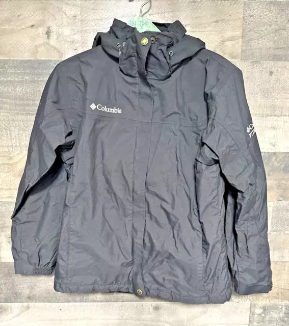 Columbia Jacket Titanium Omni Tech Womens S Black Interchange Small