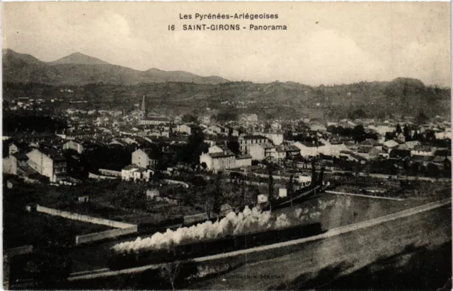 CPA Les Pyrénées-Ariegeoises - St-GIRONS - Panorama (351091)