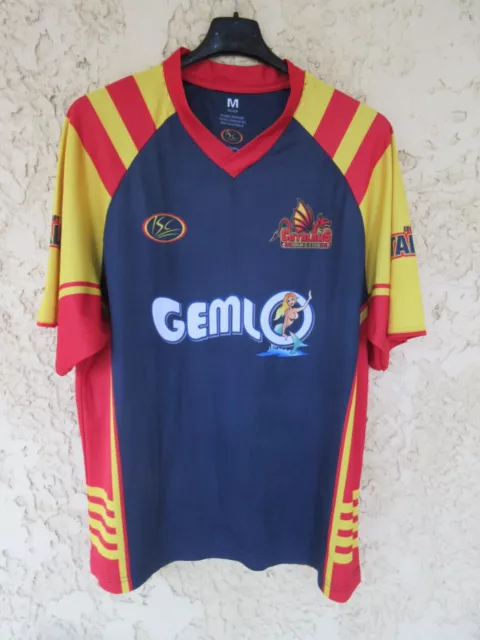 Maillot rugby à XIII DRAGONS CATALANS ISC camiseta shirt M
