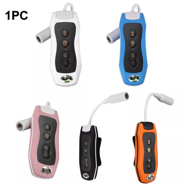 Swimming MP3 Music Player FM Radio IPX8 Waterproof Multifunction Rechargeable