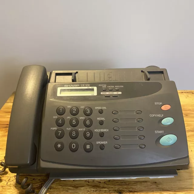 Sharp UX-108 Fax Machine/TESTED