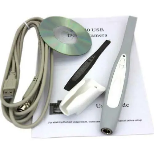 Intraoral Camera 1280x1024 with Non-spherical Lens&Disposable Sleeves 6 LED USB