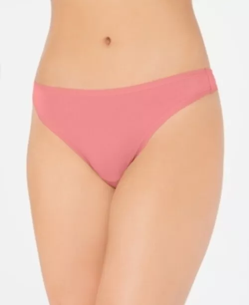 Charter Club Supima Cotton Thong Coral Lining Choose Size NWT Panty