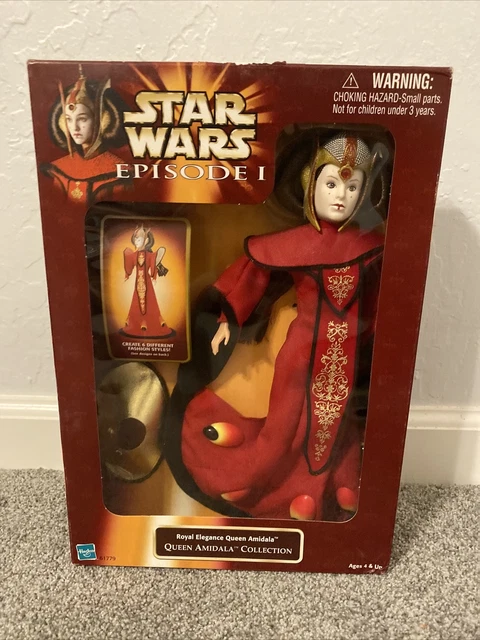 NEW Hasbro Star Wars Episode I Royal Elegance Queen Amidala Doll Figure 1998 NEW Hasbro Star Wars Episode I Royal Elegance Queen Amidala Doll Figure 1998