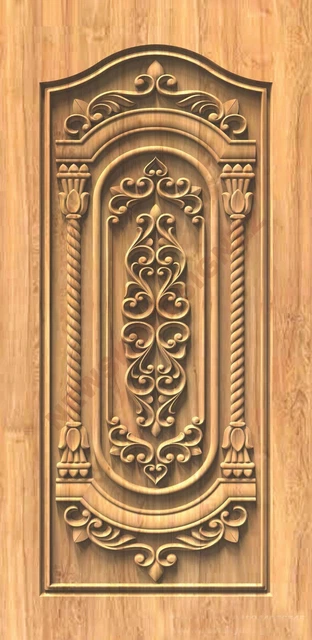(38)STL Model Door for CNC Router 3D Printer Artcam Aspire Bas Relief free ship